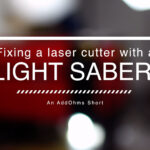 Fixing a laser cutter with a light saber