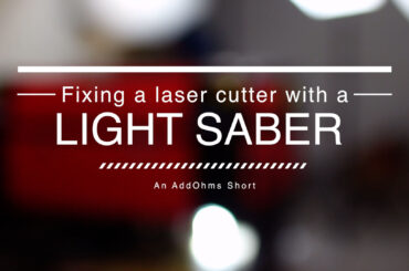 Fixing a laser cutter with a light saber