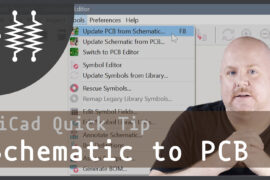 kicad schematic to pcb tip with bald engineer