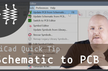 kicad schematic to pcb tip with bald engineer